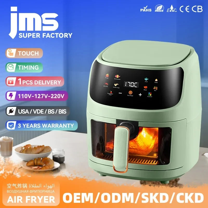 Multifunctional Stainless Steel Air Fryer