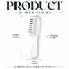Transparent Scalp Massage Hair Oil Applicator Comb