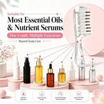Transparent Scalp Massage Hair Oil Applicator Comb