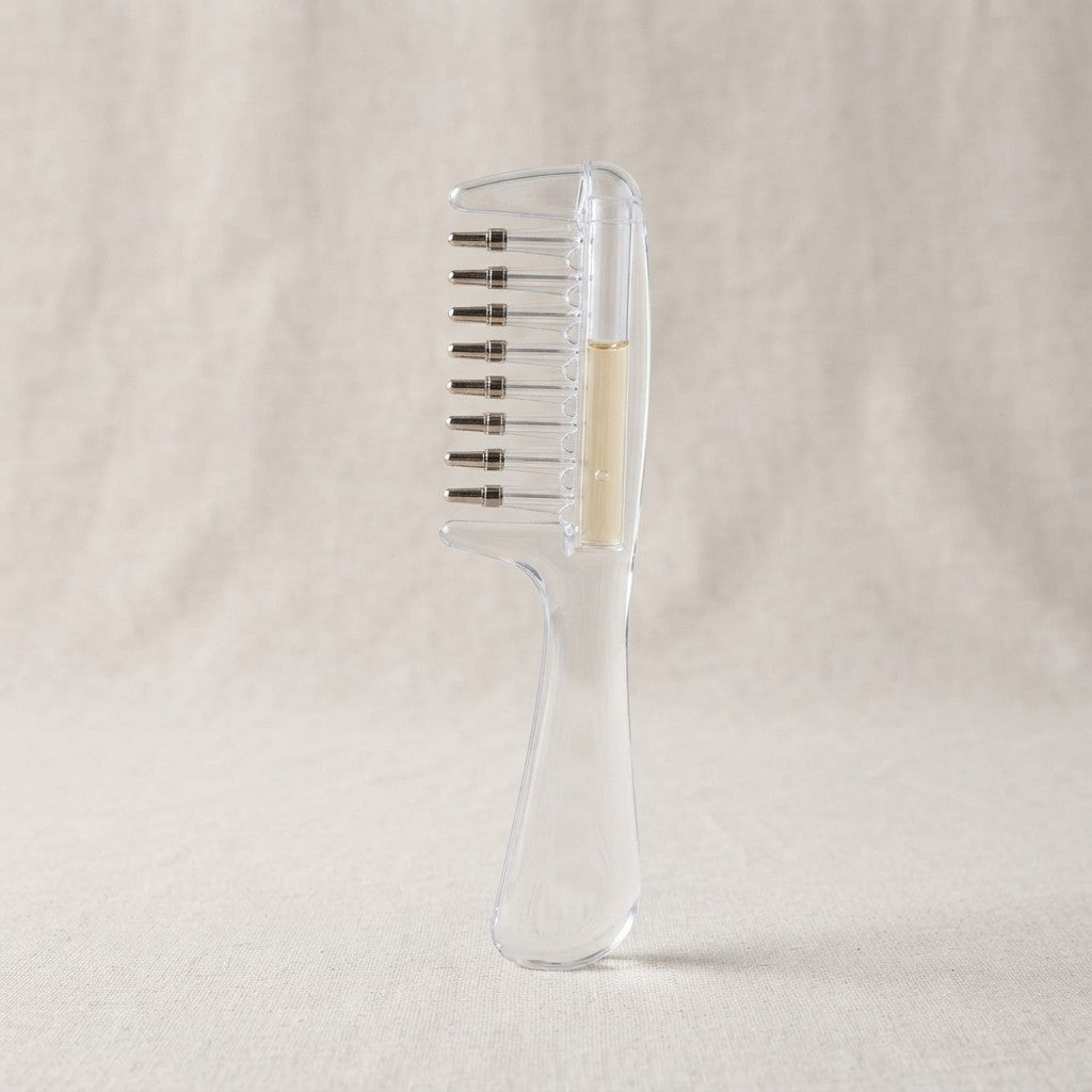 Transparent Scalp Massage Hair Oil Applicator Comb