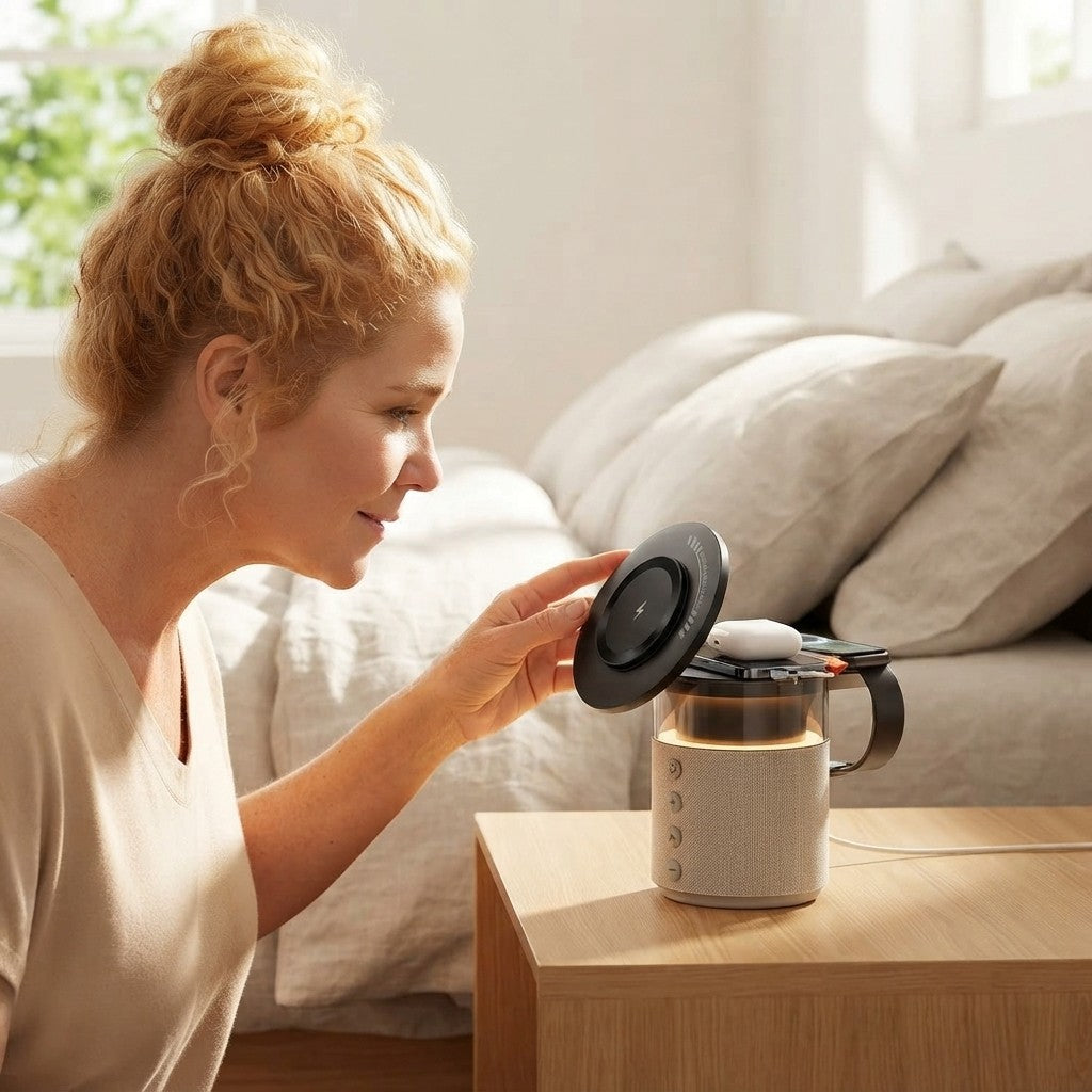Multi function Magnetic Wireless Charging Station for iPhone  and apple watches